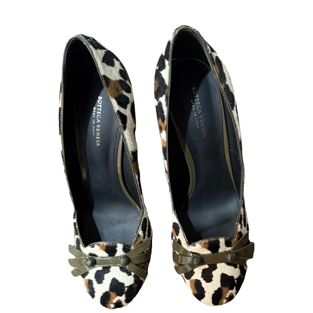 Bottega Veneta Leopard Print Heels